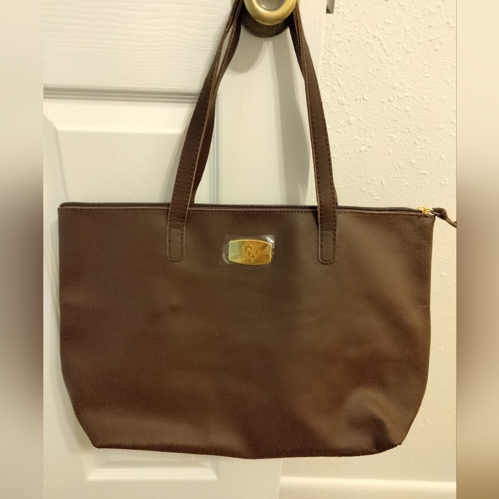 Joy Mangano Brown travel Bag
